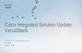 Cisco Integrated Solution Update: VersaStack