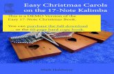 Easy Christmas Carols on the 17-Note Kalimba