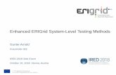 Enhanced ERIGrid System-Level Testing Methods