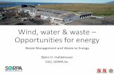 Wind, water & waste Opportunities for energy