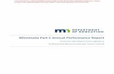 Minnesota Part C Annual Performance Report