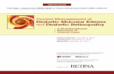Current Management of Diabetic Macular Edema and Diabetic ...