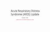 Acute Respiratory Distress Syndrome (ARDS) Update