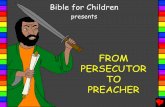 From Persecutor to Preacher English - Bible for Children