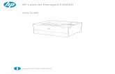 HP LaserJet Managed E40040 User Guide