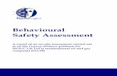 Behavioural Safety Assessment