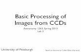 Basic Processing of Images from CCDs