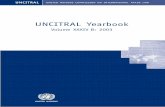 UNCITRAL Yearbook, Volume XXXIVB, 2003