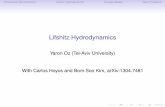 Lifshitz Hydrodynamics - hep.physics.uoc.gr