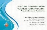 SPIRITUAL DISCIPLINES AND PRACTICES FOR LAYREADERS