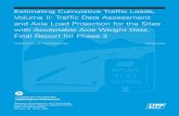 Estimating Cumulative Traffic Loads, Volume II, Traffic ...