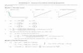 CHEM1901/3 Worksheet 8 – Answers to Critical Thinking Questions