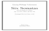 Georg Philipp Telemann Six Sonatas - yatesguitar.com