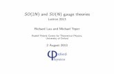SO(2N) and SU(N) gauge theories - Lattice 2013