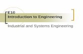 E10 Introduction to Engineering