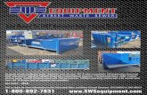 Baler 180093 & Conveyor 190031 - SWS Equipment