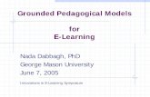 Grounded Pedagogical Models for E-Learning