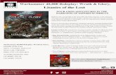 CB72605 Warhammer 40,000 Roleplay- Wrath & Glory, Litanies ...