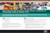 Manufacturing industry fixed plant compliance campaign ...