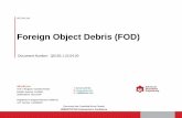 Foreign Object Debris (FOD)