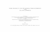 THE EFFECT OF PLASMA TREATMENT ON FLAX FIBRES