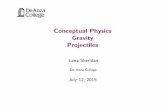 Conceptual Physics Gravity Projectiles