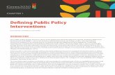 Defining Public Policy Interventions - ceres2030