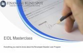 EIDL Masterclass Presentation - September 13 2021