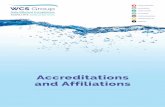 Accreditations and Affiliations