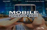 1 Mobile Communications Towards 2030 | November 2021
