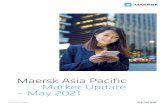 Maersk Asia Pacific Market Update – May 2021
