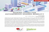 MAKING CITIES FOR AUTONOMOUS SHARED MOBILITY