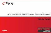 SOx ADDITIVE EFFECTS ON FCC EMISSIONS