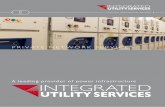 a leading provider of power infrastructure INTEGRATED ...