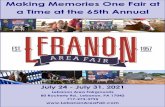 Making Memories One Fair at a Time at the 65th Annual