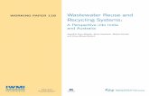 WORKING PAPER 128 Wastewater Reuse and Recycling Systems