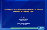Advantages of GC-QQQ for the Analysis of Tobacco Alkaloids ...