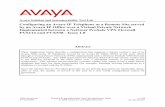 Configuring an Avaya IP Telephone at a Remote Site served ...