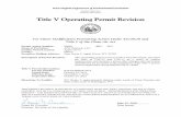 Title V Operating Permit Revision - West Virginia