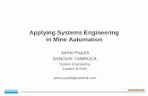 Applying Systems Engineering in Mine Automation - FINSE