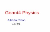 Geant4 Physics - CERN