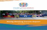 Masig Healing Forum Report