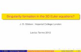 @let@token Singularity formation in the 3D Euler equations?