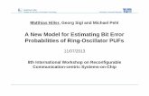 A New Model for Estimating Bit Error Probabilities of Ring-Oscillator
