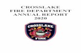CROSSLAKE FIRE DEPARTMENT ANNUAL REPORT 2020