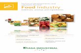 Technical developments and solutions for the Food Industry