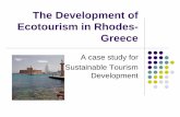The Development of Ecotourism in Rhodes-Greece - Centro Studi
