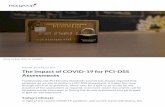 The Impact of COVID-19 for PCI-DSS Assessments