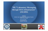 “HL7 Laboratory Messaging through SOA Infrastructure” (HLMSI)