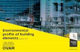 Environmental profile of building elements